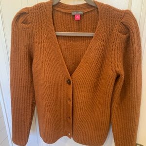 Vince Camuto Puff sleeve cardigan